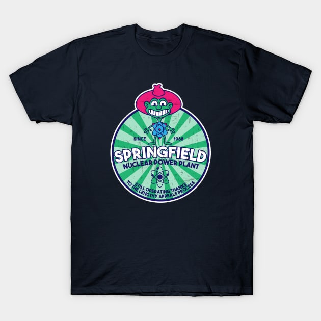 Springfield nuclear power plant T-Shirt by carloj1956